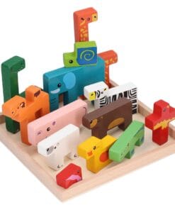 Montessori Animal Building Blocks – STEM & Fine Motor Skills
