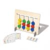 Montessori Double-Sided Matching Game – Wooden Educational Memory