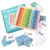 Montessori Wooden Multiplication Board Game – Math Learning Educational Toy for Kids