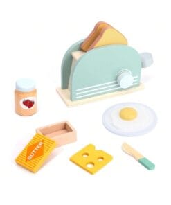 Montessori Toaster Set Toy – Pretend Play